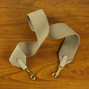 2,5 Zoll Breite Canvas Schultergurt für Sangle Tasche, 15 Farben Option