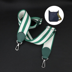 50mm Wide Striped Shoulder Strap For Evelyne III Bag,Adjustable striped crossbody strap for Evelyne bag