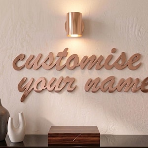Custom Mirror Acrylic Name Sign – Nursery, Kids Room, Party Decor (Personalized)