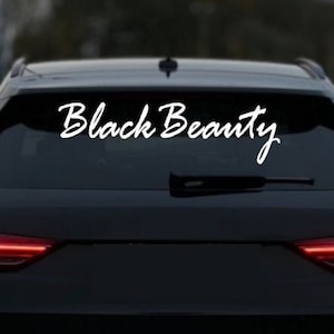 BlackBeauty | Tuning | Car | Stickers | Window stickers | Bumper stickers | Car stickers | Gift | Funny stickers