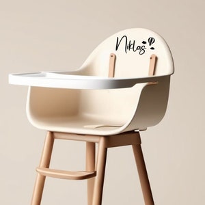 Sticker high chair | Hauck Stokke Tripp Trapp | Sticker | Toy personalized chair | Name sticker | Name tag | Toy box