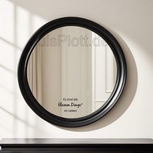 Sticker mirror | &quot;It&#39;s the little things&quot; | positive affirmation | bathroom sticker | decoration for bathroom | sticker | gift