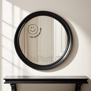 Mirror Smiley Sticker | Affirmation | Self-love | Positive Mindset | Mirror | Bathroom Sticker | Decoration | Saying | Sticker | Smile