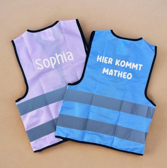 Childrens Gifts Childrens Personalised High Visibility Vests