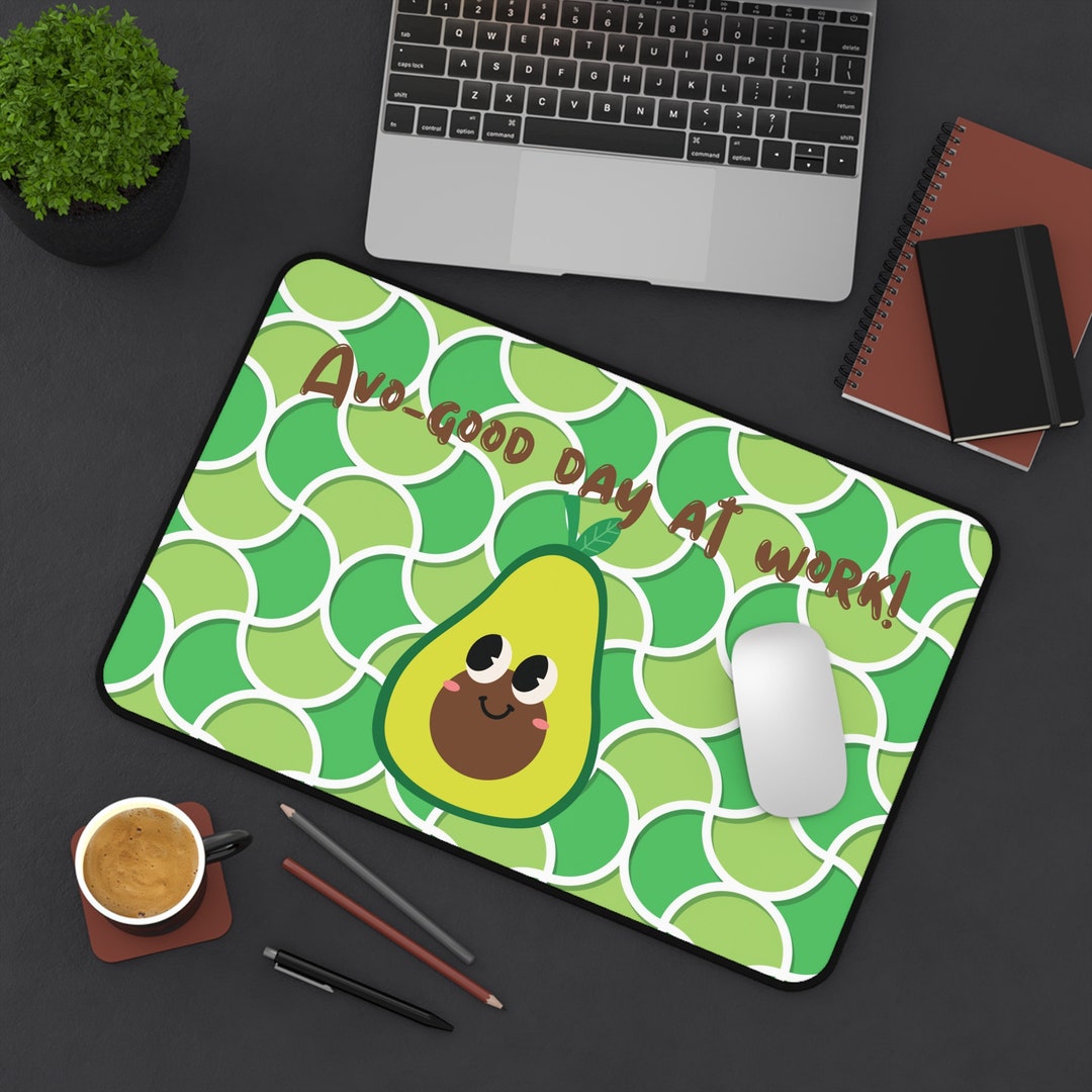 Desk Mat Green Green Desk Pad Green Desk Mat Green Office Etsy