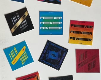 Kpop album stickers