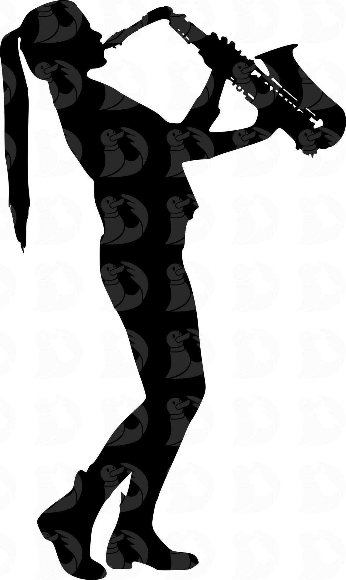 Saxophone Player SVG Bundle, Sax Player Silhouette Svgs, Tenor Saxophone Svg, Alto Saxophone Svg