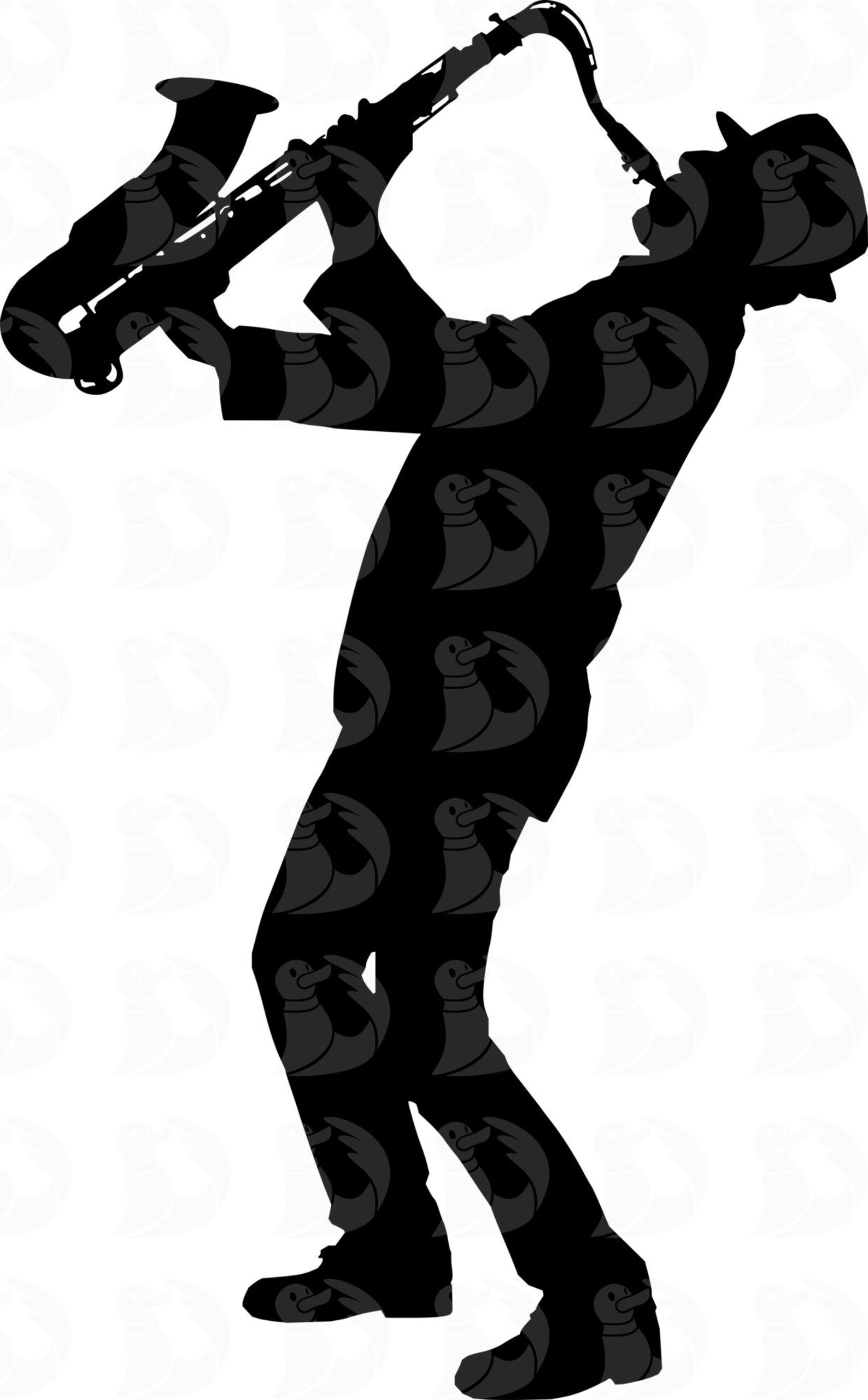 Saxophone Player SVG Bundle, Sax Player Silhouette Svgs, Tenor Saxophone Svg, Alto Saxophone Svg