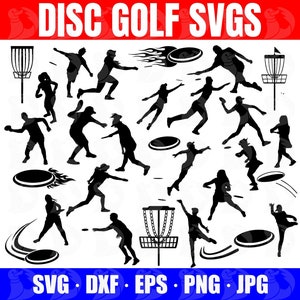 Paquete SVG de golf de disco, camisas de golf de disco SVG, paquete SVG de golf de frisbee, imágenes prediseñadas de golf de disco, paquete png de golf de frisbee, diseños de camisas de golf de frisbee