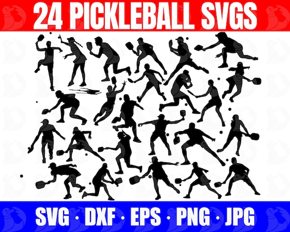 Pickleball SVG Bundle, Pickleball Clipart, Pickleball PNG, Pickleball Cricut, Pickle Ball SVG, dinking, smashing, womens pickleball svg