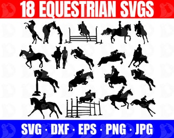 Equestrian SVG Bundle, Horse svg, equestrian shirt, horse silhouette svg, english riding svg