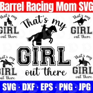 Barrel Racing Mom svg, Shirt für Barrel Racing Mom, Cowgirl Mom svg, Mädchen Barrel Racing, Rodeo Mom SVG, Barrel Racing Girl