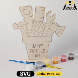 Vaderdag verfset SVG, lasergesneden ontwerpbestand, glowforge-ontwerpbestand, laserontwerp ambachtelijke show, ontwerpbestand buittas, Moederdag