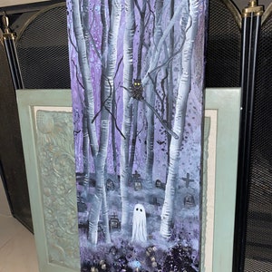 Spooky ghost artwork