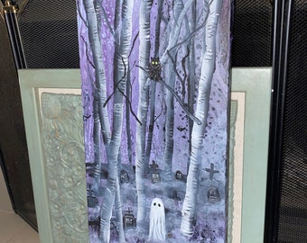 Spooky ghost artwork
