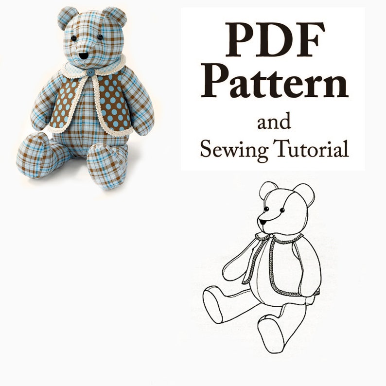 Simplicity A2115 Pattern Memory Bear Sewing Pattern Memorial - Etsy Canada
