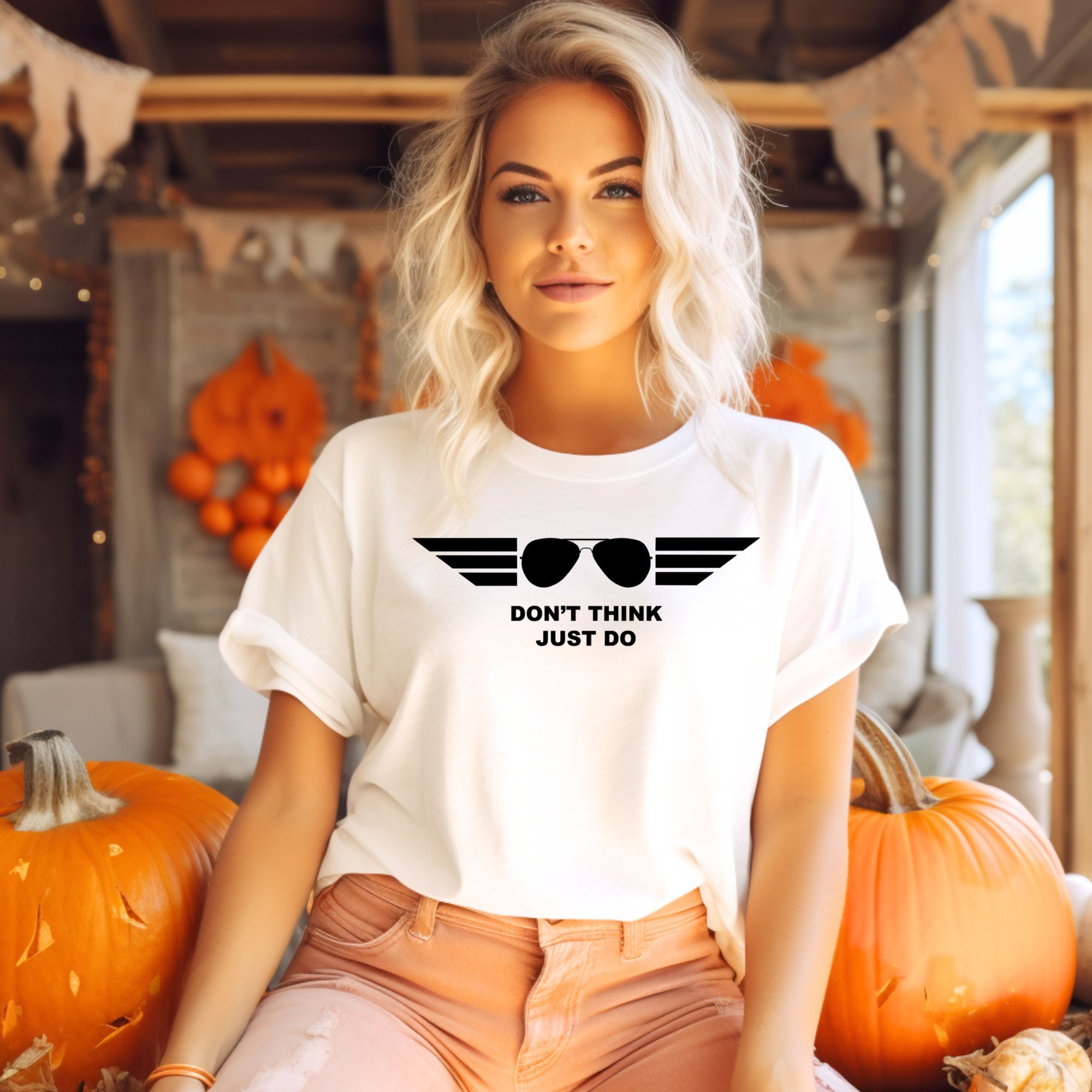 Don't Think Just Do SVG Top Gun Quote Top Gun Topgun Etsy