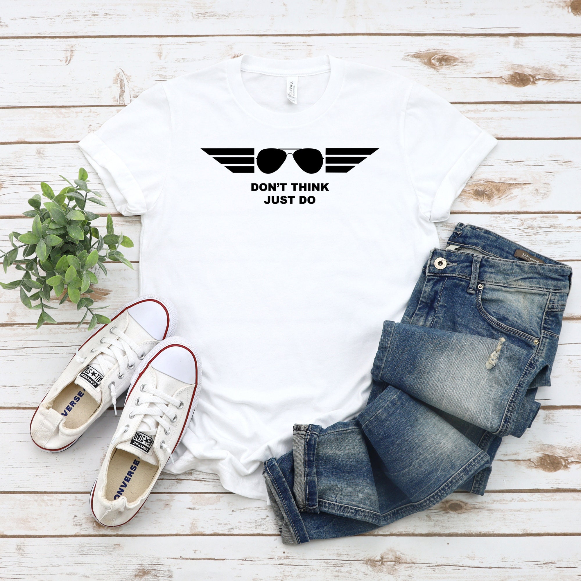 Don't Think Just Do SVG Top Gun Quote Top Gun Topgun Etsy