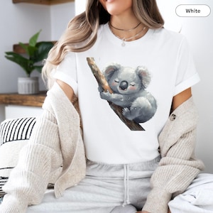 Koala TShirt Aussie Gift Koala Gift Australian Koala Tee Koala Lover Gift Cute Koala Shirt Animal Lover Shirt Women&#39;s Koala Shirt