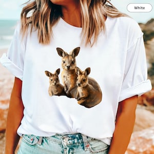 Wallaby Shirt Wallabies Shirt Wallaby Lover Gift  Australian Wildlife Aussie Animals Kangaroo Aussie Aussie Aussie oi oi oi Australiana gift