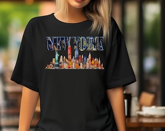 New York Shirt New Yorker T-Shirt New York City Gift Tshirt New York Gifts NYC Tee, Patriotic USA Shirt NYC Womens Gift Statue Of Liberty T