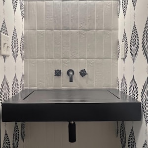 GFRC Custom concrete bathroom sink