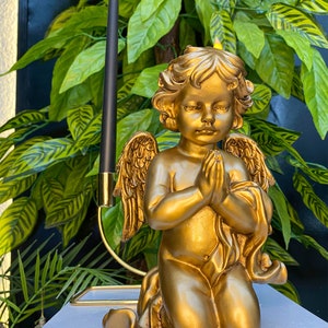 Praying Angel Statue,Wishing Angel Sculpture for Livingroom,Indoor,Home Decoration Gif,Faith Angel Figurine,Guardian Angel Memorial Statue