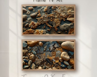 Samsung Frame TV Art, Digital Download Art für Frame TV, 4K Samsung Frame Art, Europa, MapofEuropa, digitale Kunst