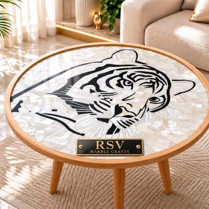 Tiger Side Table - Etsy