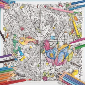 fascinating coloring book for adults