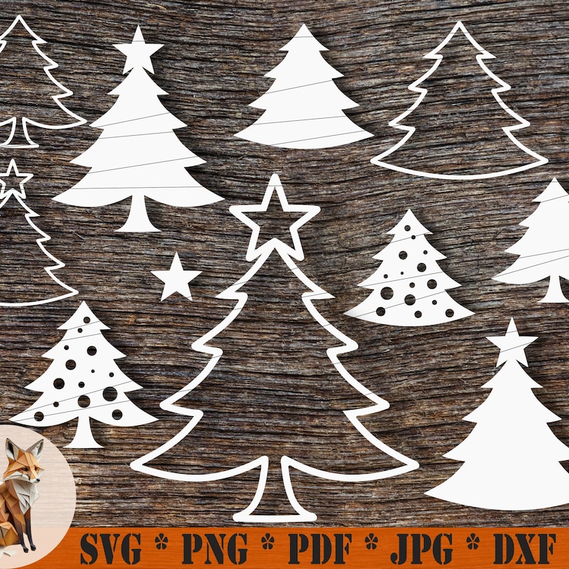 Christmas Tree Svg Files - Etsy