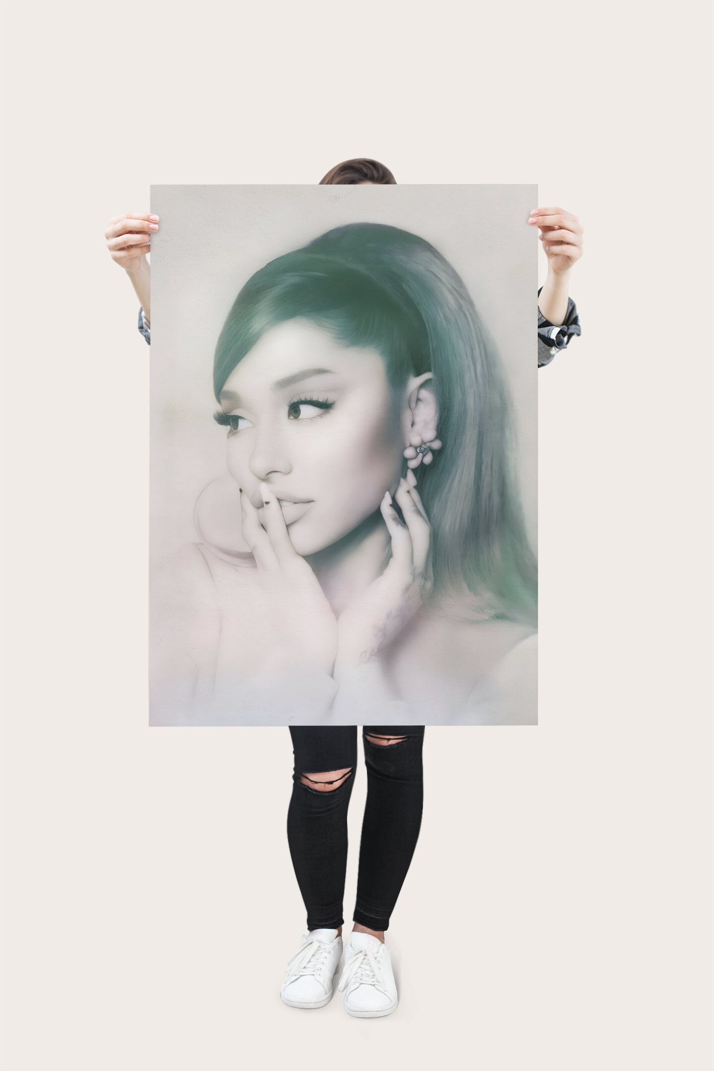 Ariana Grande Positions Inspired Vintage Style Movie Poster 