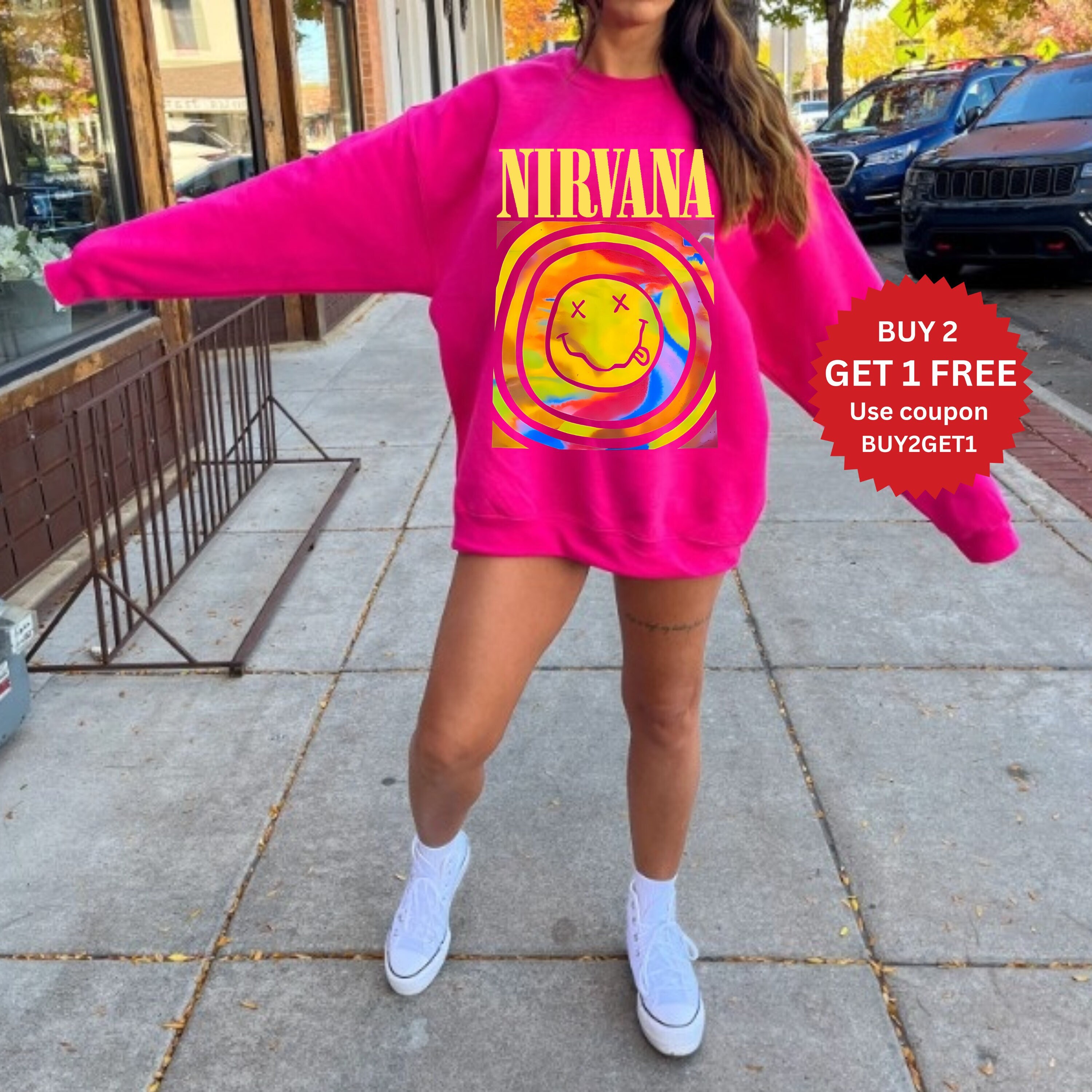 Nirvana hoodie Clearance