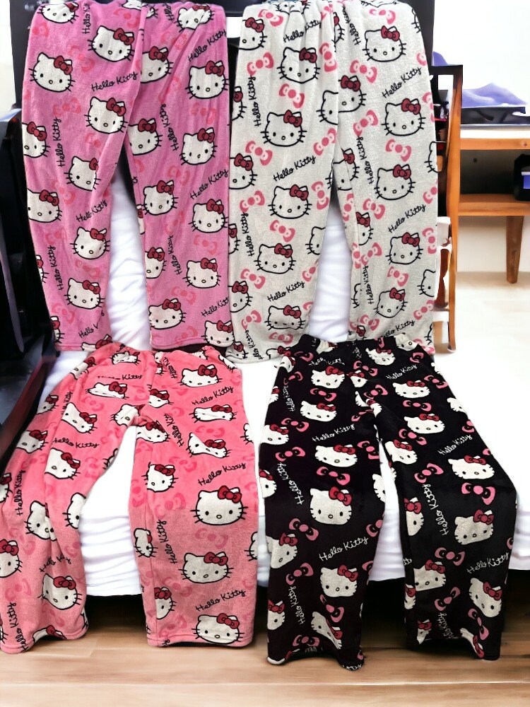 Adorabili pantaloni del pigiama Y2K Hello Kitty Abbigliamento Sanrio Y2K,  pantaloni lounge, graziosi regali Hello Kitty, morbidi e accoglienti -   Italia