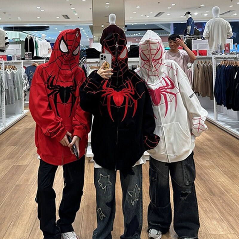 Spider man hoodie - Etsy Polska