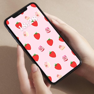 Sweet & Colorful - Fruit Phone Wallpaper Set (Pack of 8) | Aesthetic wallpaper | Cute wallpaper