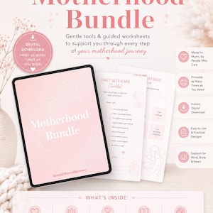 Ultimate Pregnancy and Postpartum Bundle | 6 Week Recovery Program | Hospital Bag Checklist | Pregnancy Symptom Guide | Nervous System Help