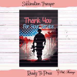Garden Flag Transfer - Sublimation Transfer - Ready To Press - Sublimation Prints - 12 x 18&quot; - GF13-Thank You