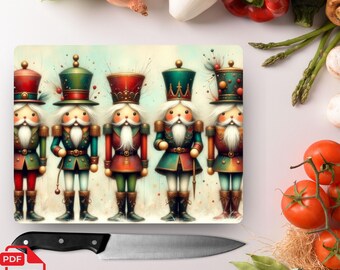 Glasschneidebrett-Sublimationsdesign (PNG) – Nussknacker – Digitaler Download | Nr. 58