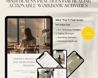 Inner Child Healing Journal | Shadow Work Workbook | Emotional Healing & Self-Discovery Prompts (Digital PDF)