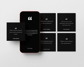 350 Instagram Inspirational Quote Pack| readymade | Editable Quote Templates| Motivational Quote Set