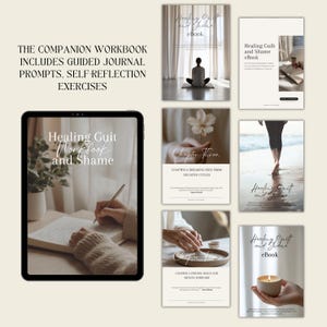 Healing Guilt and Shame eBook + Workbook | Mental Health PDF | Self-Help Journal | Digital Download| Therapy Inspired Guilt & Shame Workbook