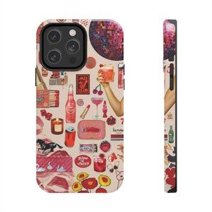 Eclectic Trinkets iPhone Case, Eclectic Collage iPhone Case, Vintage Trinket Phone Case, iPhone 15 Pro Max Case, iPhone 14 Pro Case