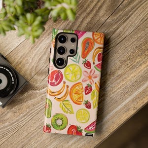 Obst Aufkleber Handyhülle mit Samsung und Google Pixel, Samsung Galaxy S24 Plus Hülle, Samsung Galaxy S23 Plus Hülle, Galaxy S22 Plus Hülle