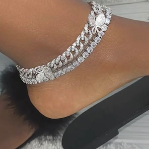 Cuban Butterfly Anklet