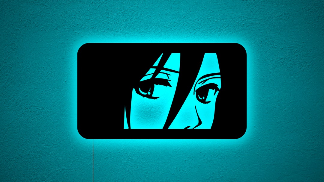 Anime Wall Art Anime Led Sign RGB Led Wall Light Anime - Etsy