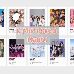 Pósteres Kpop / Pósteres estilo cine digital