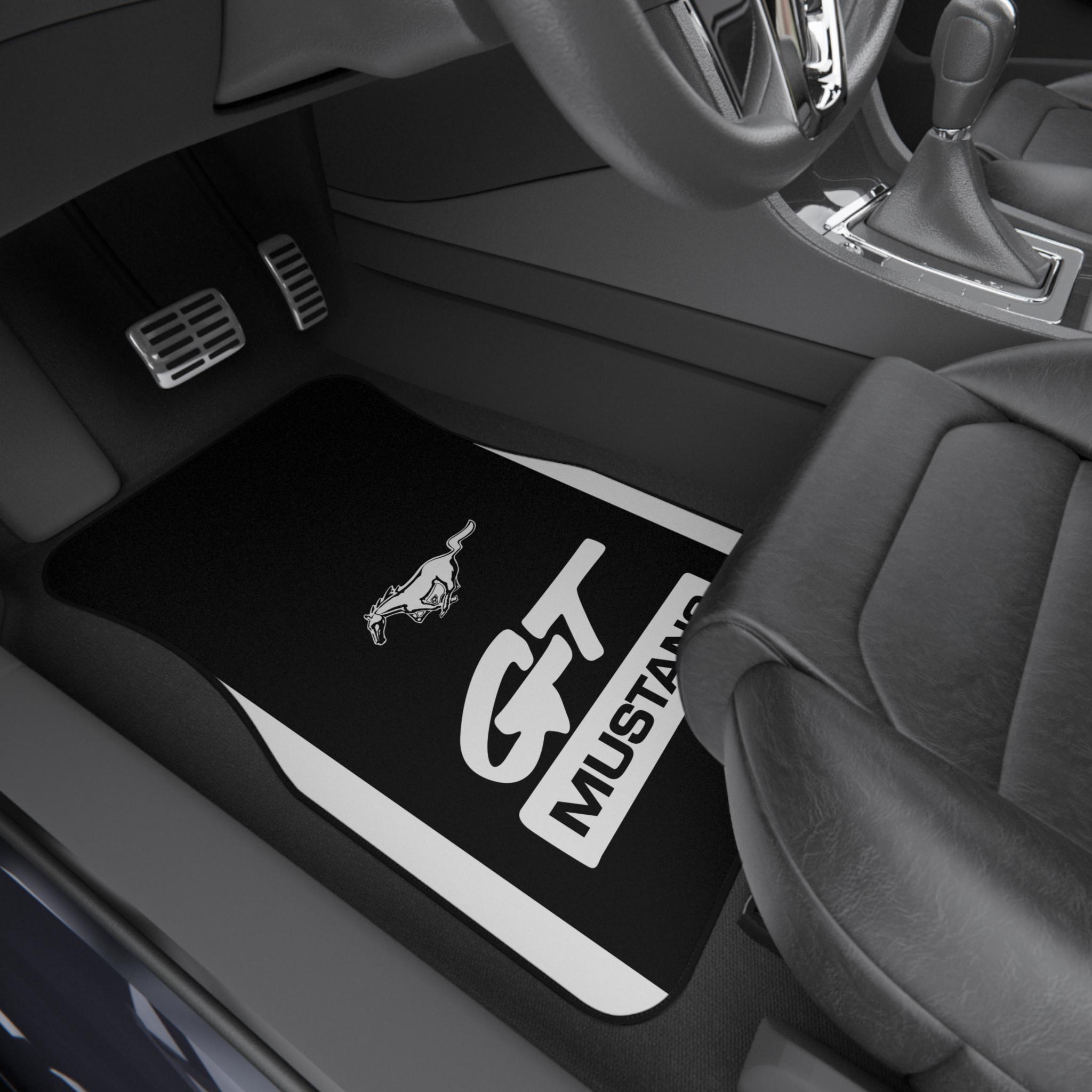 Sleek Mustang GT Custom Floor Mats: Stylish Auto Accessories for Car Enthusiasts & Ford Lovers