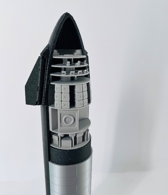 3D Printed Spacex Starship - Etsy 3D Printed Spacex Starship - Etsy