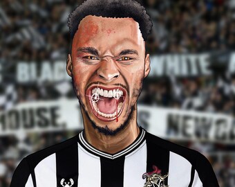 2023-2024 Jacob Murphy Digital Caricature Print size 16ins x 12ins